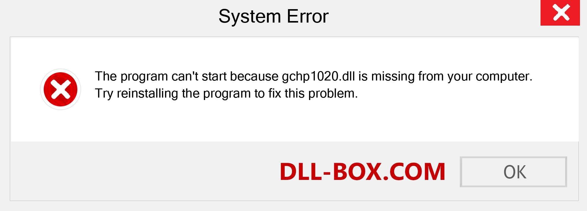  gchp1020.dll file is missing?. Download for Windows 7, 8, 10 - Fix  gchp1020 dll Missing Error on Windows, photos, images